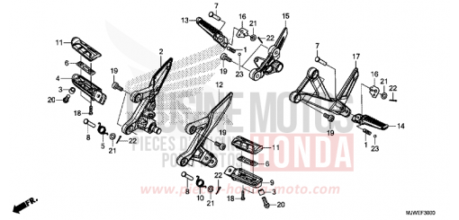 MARCHE CBR500RAH de 2017